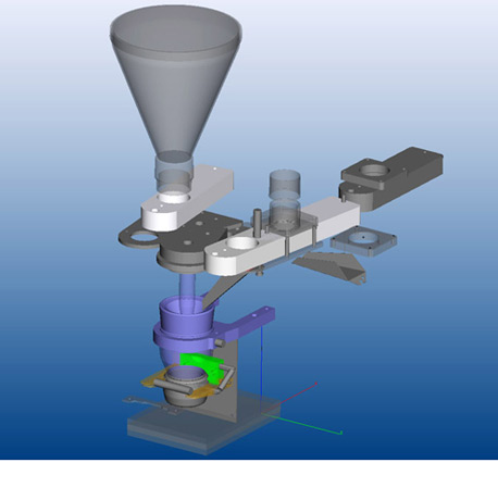 <b>Espresso Grinder</b><span><br /> Designed by <b><a href='/success-stories/a-stiff-shot-of-successo/'>John Bicht</a></b> of <b>Versalab</b> • Created in <a href='/3d-modeling/3d-modeling-xenon.html'>Xenon CAD & 3D Modeling Software</a></span>