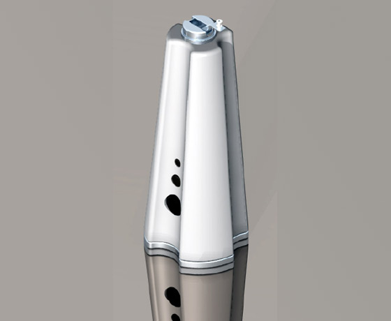 <b>Pepper Grinder Concept</b><span><br /> Designed by <b>Matt Johns</b> • Created in Ashlar-Vellum CAD & 3D Modeling Software</span>