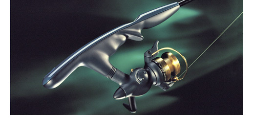 <b>Berkley 2000 Integrated Spinreel</b><span><br /> Designed by <b>IDEO Product Development</b> for <b>Berkley</b> • Created in Ashlar-Vellum Software<br /><i>1995 ID Design Review Award Winner</i></span>